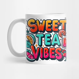 Funny sweet tea quote with a vintage look for women and girls iced tea lovers Mug